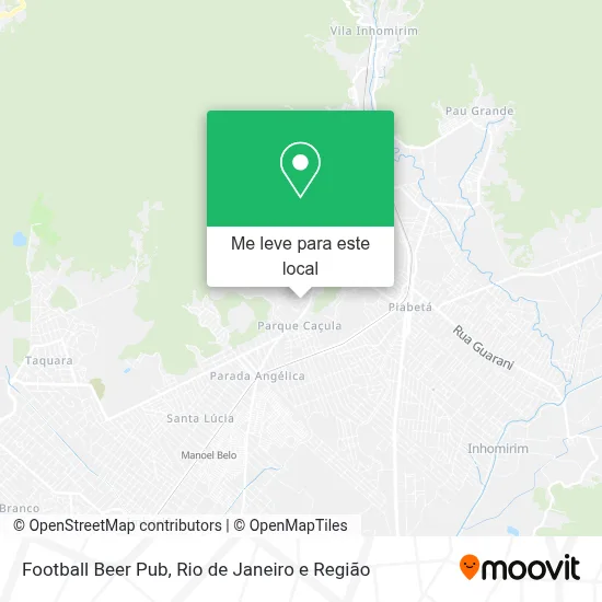 Football Beer Pub mapa