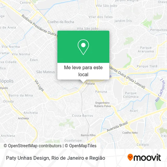 Paty Unhas Design mapa