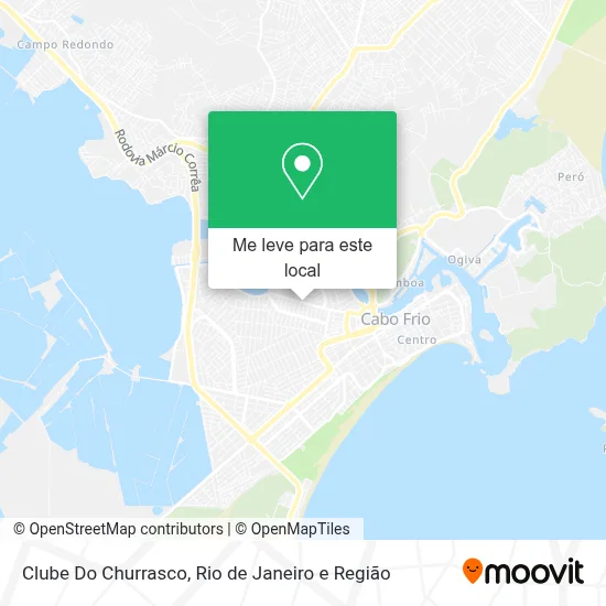 Clube Do Churrasco mapa