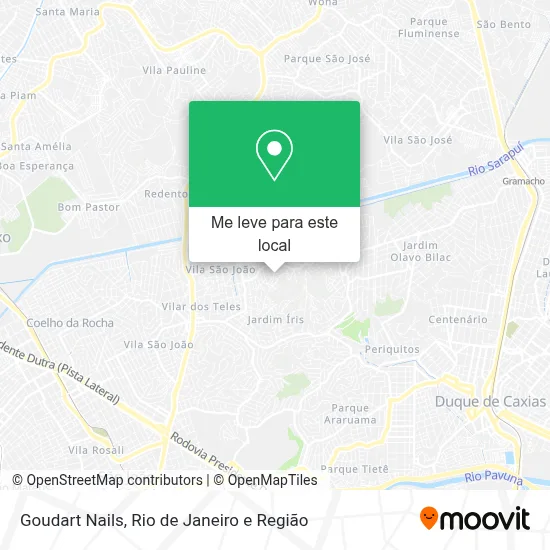Goudart Nails mapa