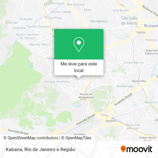 Kabana mapa