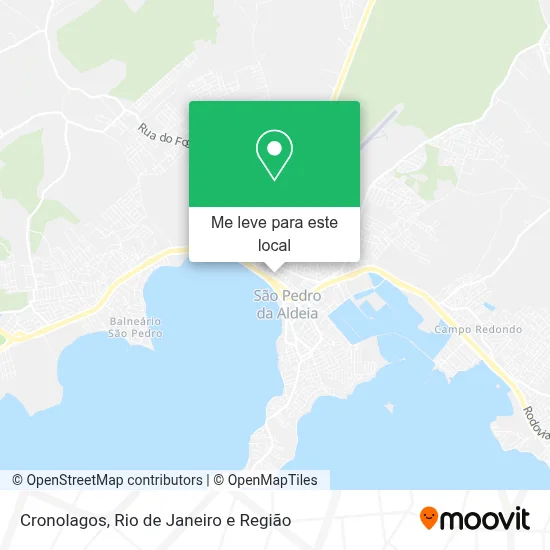 Cronolagos mapa