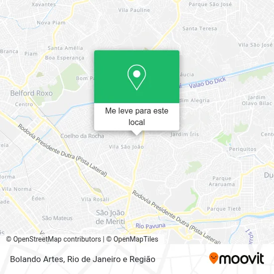 Bolando Artes mapa