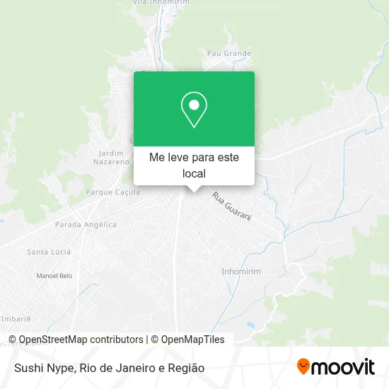 Sushi Nype mapa