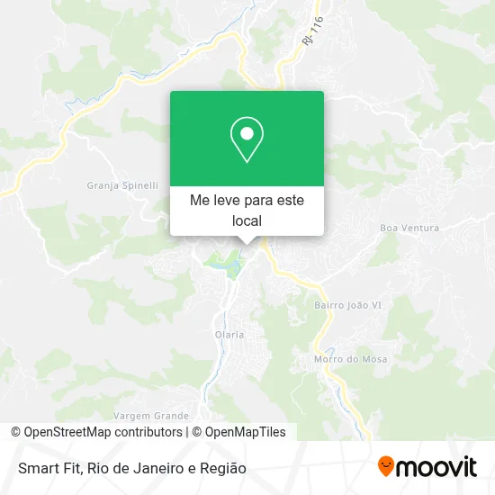 Smart Fit mapa