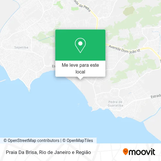 Praia Da Brisa mapa