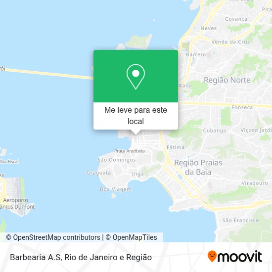 Barbearia A.S mapa