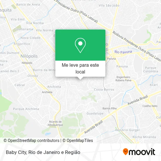 Baby City mapa