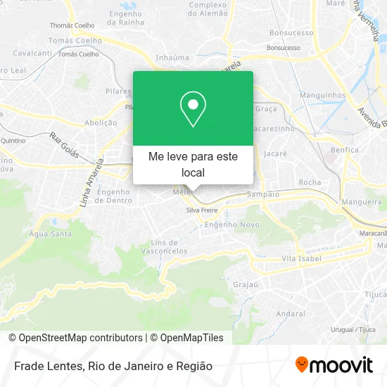 Frade Lentes mapa