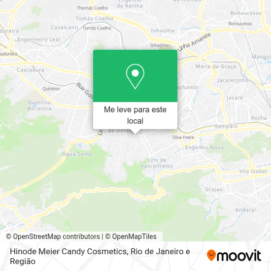 Hinode Meier Candy Cosmetics mapa