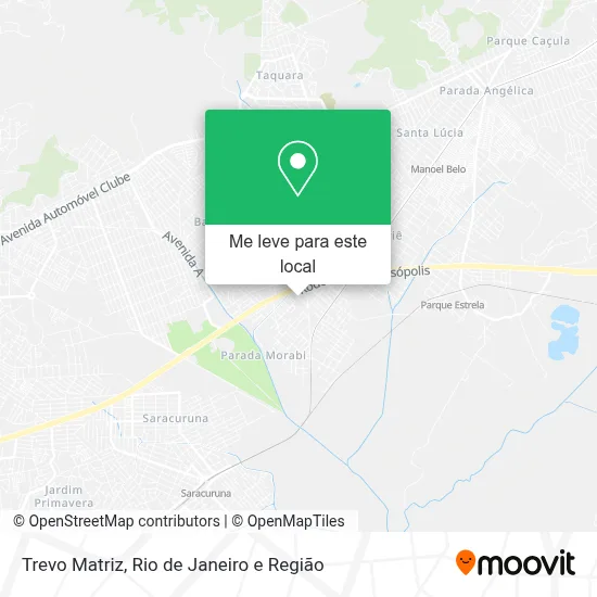 Trevo Matriz mapa