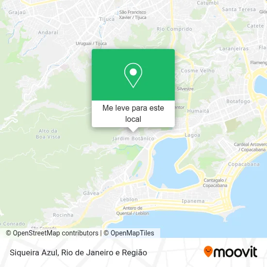 Siqueira Azul mapa