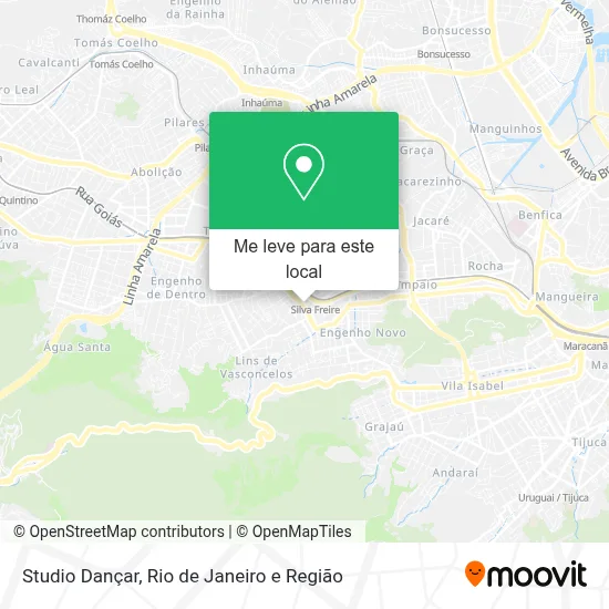 Studio Dançar mapa