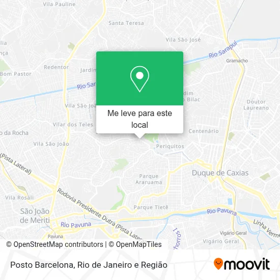 Posto Barcelona mapa