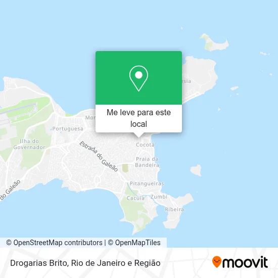 Drogarias Brito mapa