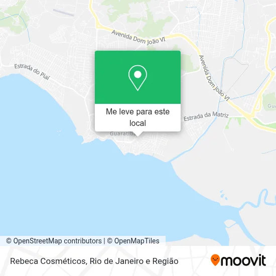 Rebeca Cosméticos mapa