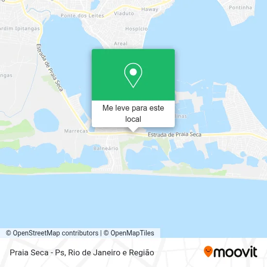 Praia Seca - Ps mapa