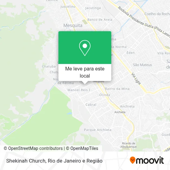 Shekinah Church mapa
