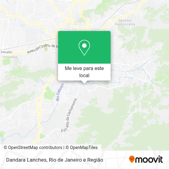 Dandara Lanches mapa