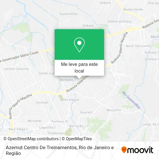 Azemut Centro De Treinamentos mapa