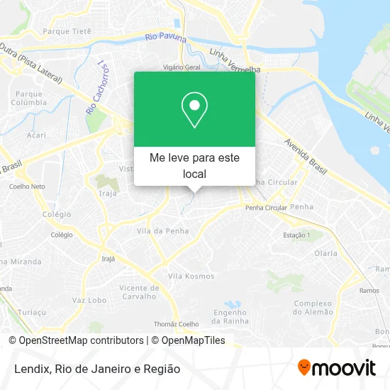 Lendix mapa