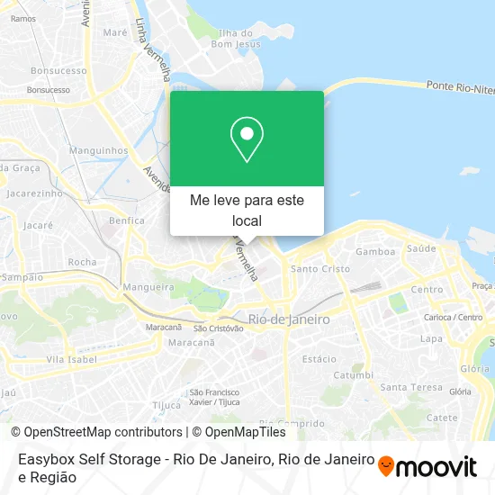 Easybox Self Storage - Rio De Janeiro mapa