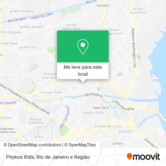 Pitykos Kids mapa