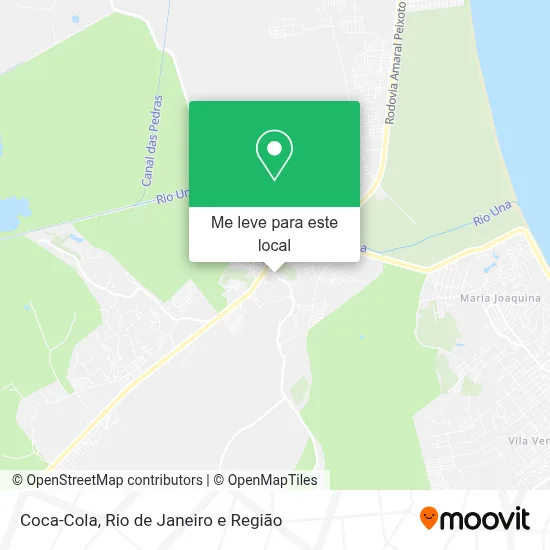 Coca-Cola mapa
