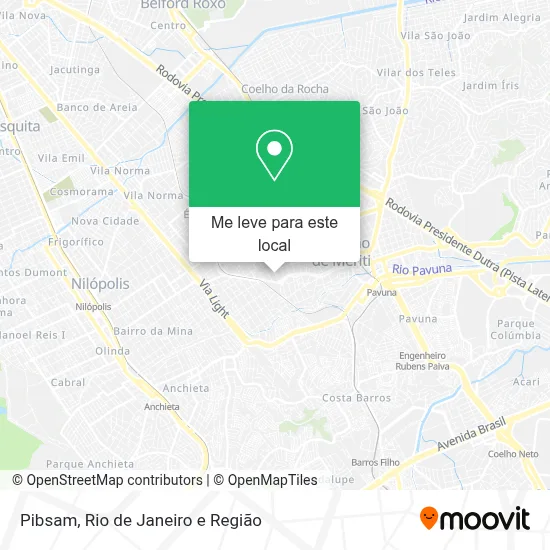 Pibsam mapa