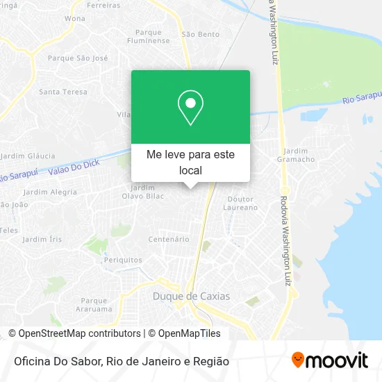 Oficina Do Sabor mapa