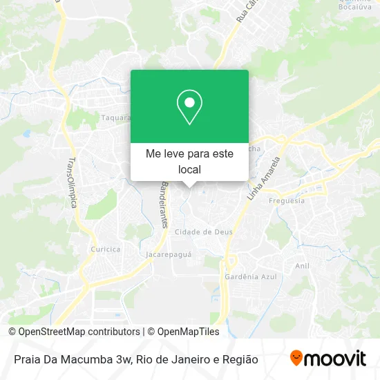 Praia Da Macumba 3w mapa