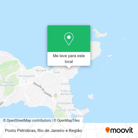 Posto Petrobras mapa