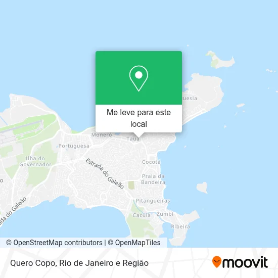 Quero Copo mapa