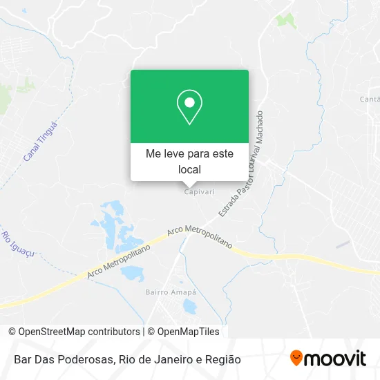 Bar Das Poderosas mapa