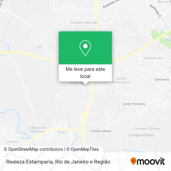 Realeza Estamparia mapa