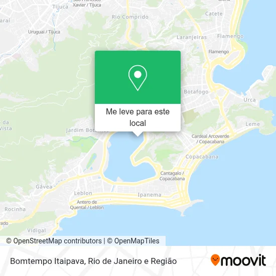 Bomtempo Itaipava mapa