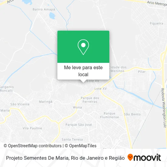 Projeto Sementes De Maria mapa