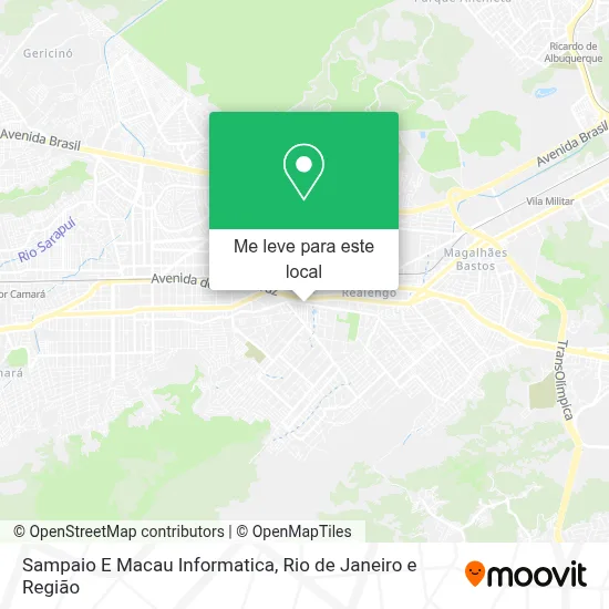 Sampaio E Macau Informatica mapa