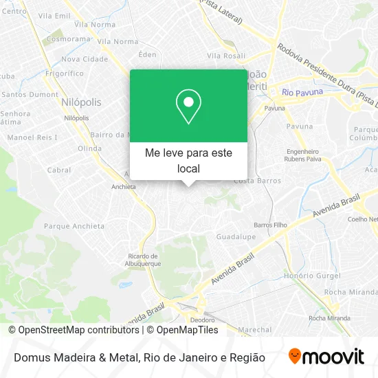 Domus Madeira & Metal mapa