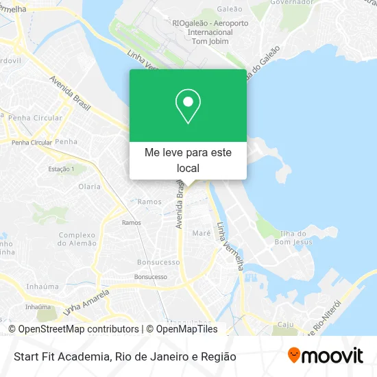 Start Fit Academia mapa