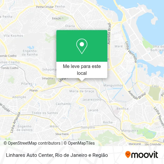 Linhares Auto Center mapa