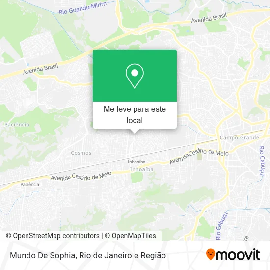 Mundo De Sophia mapa
