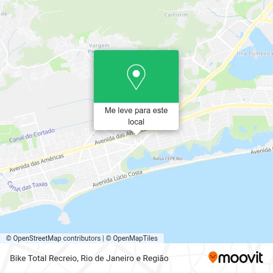 Bike Total Recreio mapa