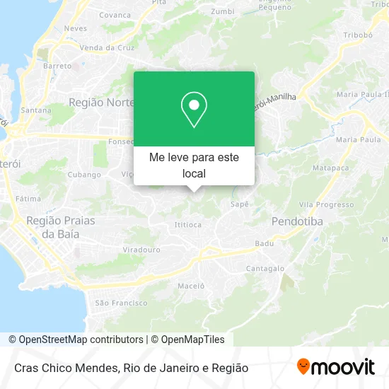 Cras Chico Mendes mapa