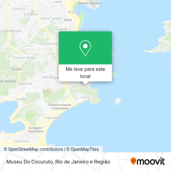 Museu Do Cocuruto mapa