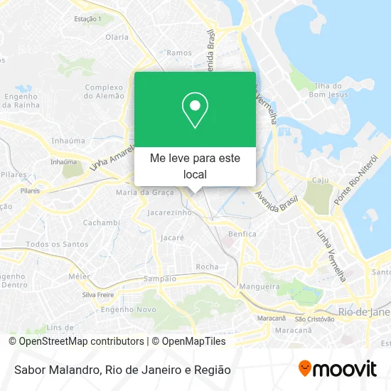 Sabor Malandro mapa