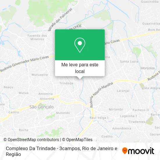 Complexo Da Trindade - 3campos mapa