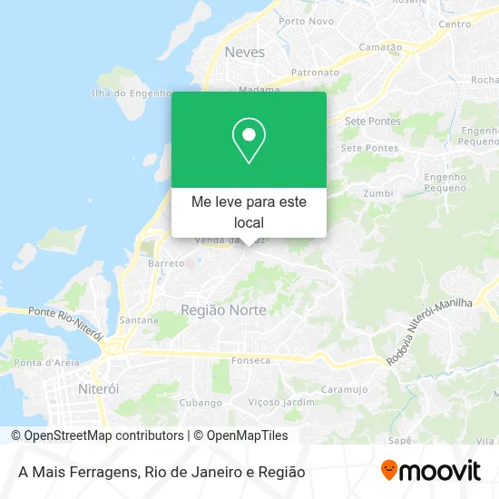 A Mais Ferragens mapa