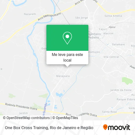 One Box Cross Training mapa