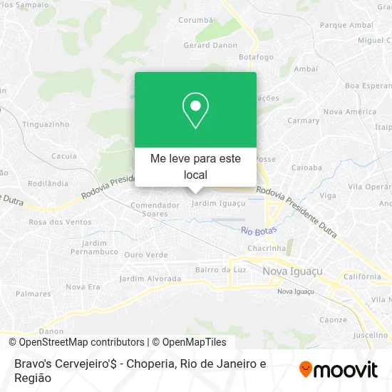 Bravo's Cervejeiro'$ - Choperia mapa